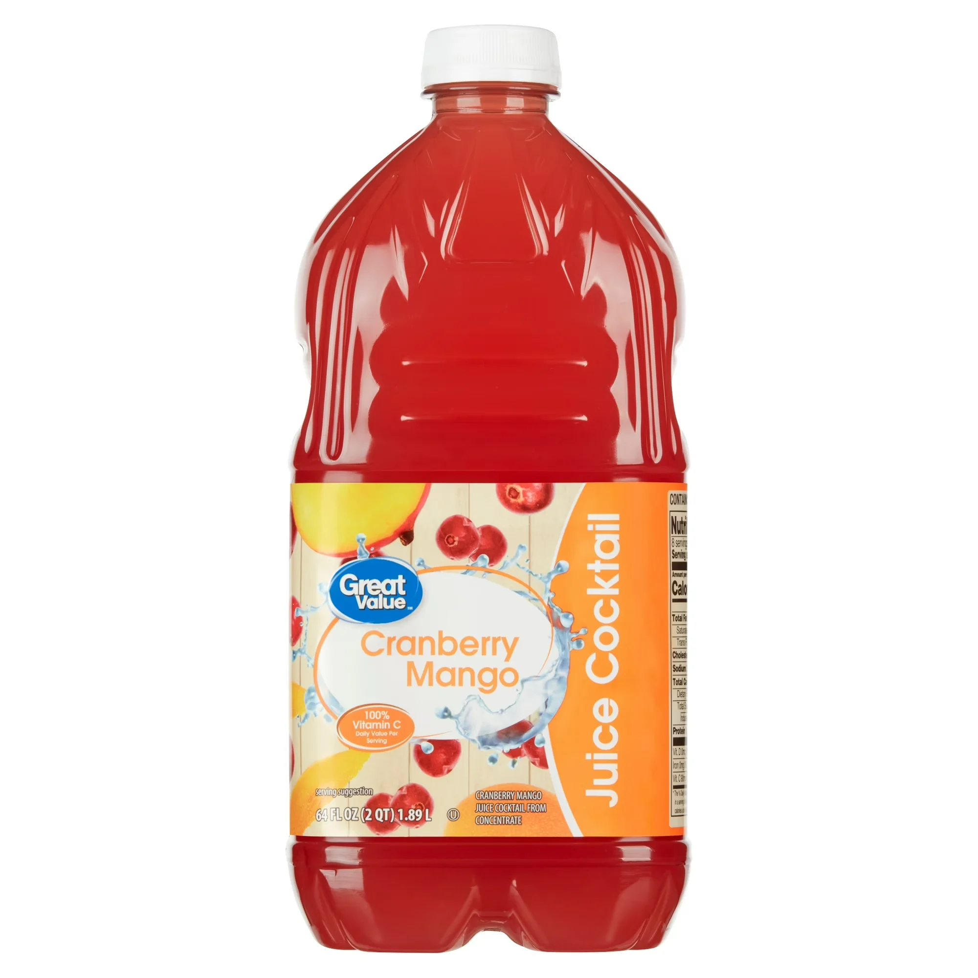 Great Value Cranberry & Mango Juice Cocktail, 64 fl oz